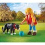Playmobil - Figurina femeie cu animalut de colectie caine de Munte Playmobil - 4